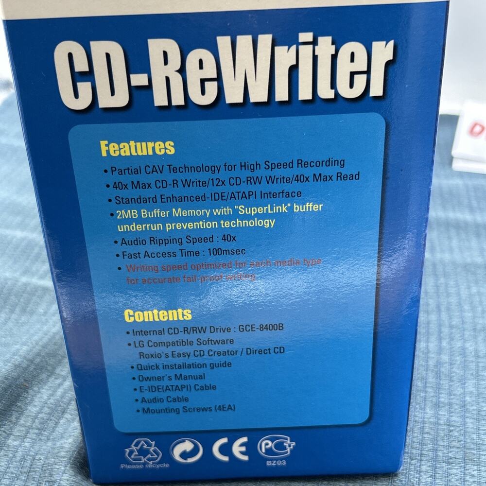 LG CD Rewritable Recorder - Picture 7 of 9